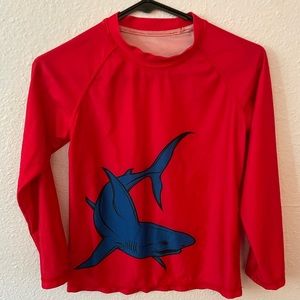 NEVER WORN! Rashguard + swim trunks combo. Youth size. Unworn, washed once.